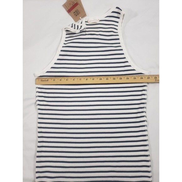 Hemen Biarritz Marcel Gari Breton Stripe Natural Marine Tank Top Womans XL - Picture 5 of 8